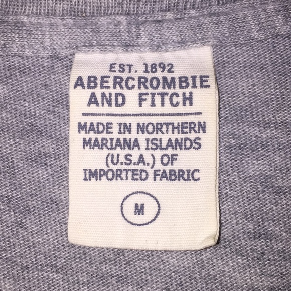 Grey Abercrombie & Fitch T-shirt - Picture 6 of 7